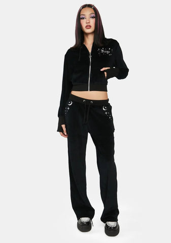 Vir-Go With The Flow Velour Jacket