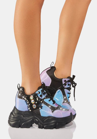 Holo Watermelon Platform Sneakers