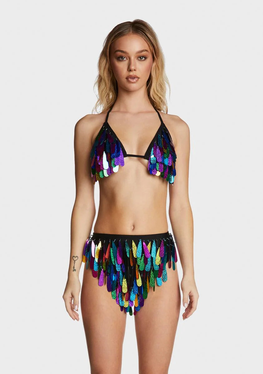 Rainbow Angel Dust Bra Top