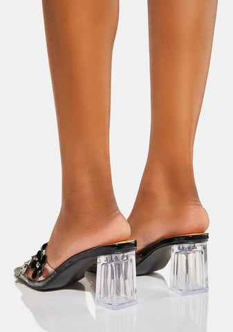 Cute Encounters Clear Heels
