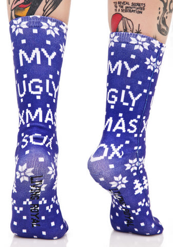 Ugly Xmas Sox Crew Socks