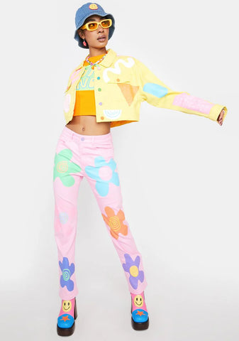 Lemon Drop Trucker Jacket