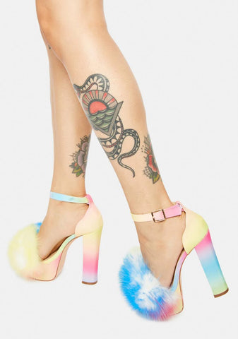 Sunset Mingle Platform Heels