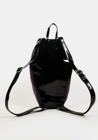 Mina Quilted Coffin Bat Backpack