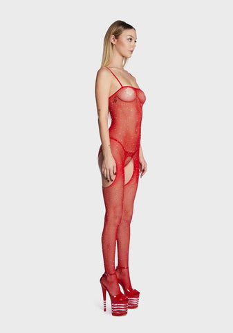 Hot New Tricks Crotchless Bodystocking