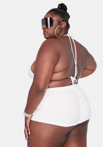 Plus Blanc Not Playing Games Lounge Shorts