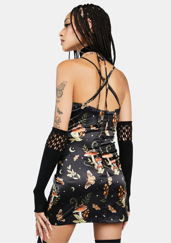 Mystical Mushroom Mini Dress