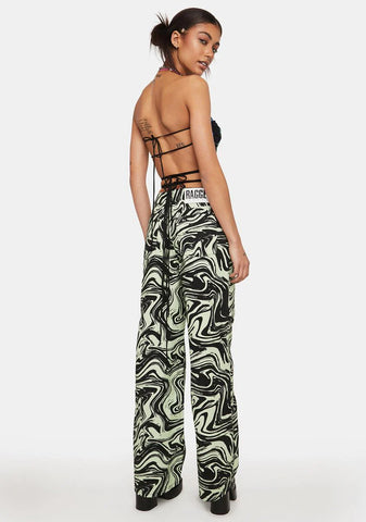 Release Marble Wide Leg Jeans