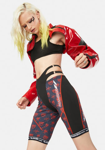 Red Monogram Speed Racer Shorts