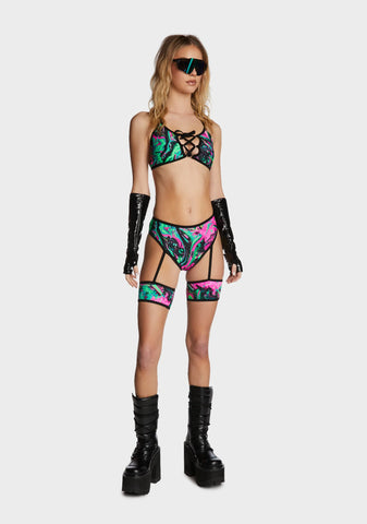 Acid Waves Assassin Underboob Top