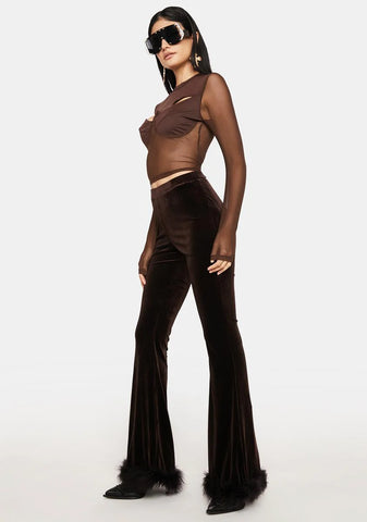 Make It Haute Velvet Flares