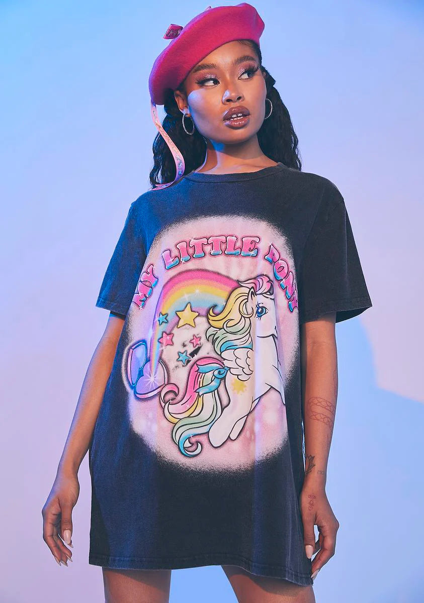 Starshine Affection Airbrushed Oversized Tee