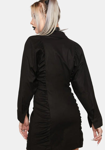 Noir Friends Or Lovers Shirt Dress