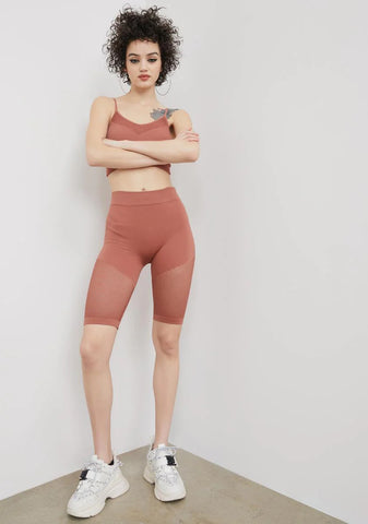 10 Percent Luck Mesh Biker Shorts