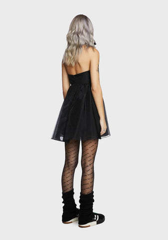 Dark The Dance Routine Mini Dress
