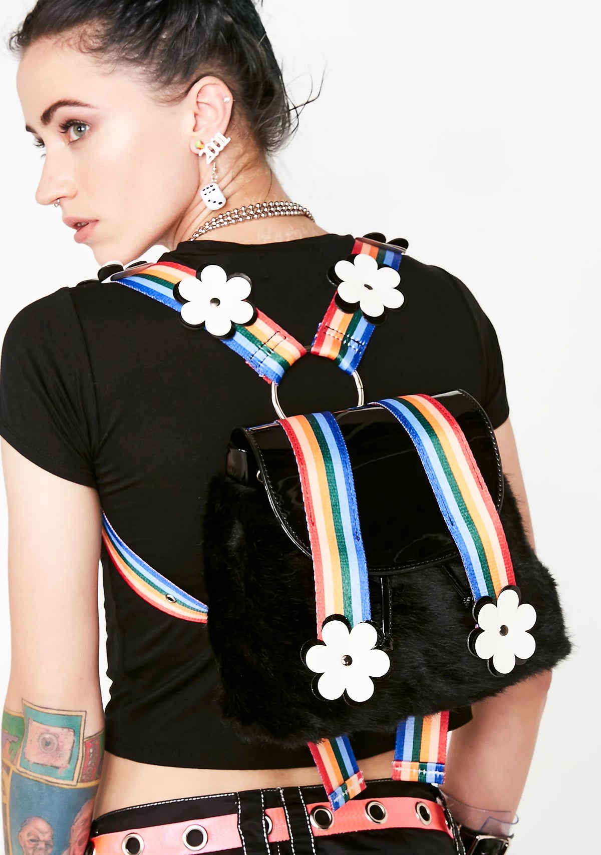 Happy Fuzz Mini Backpack