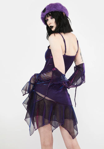 Shimmering Realms Dress And Shrug Set