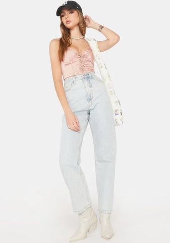 Blush I'm In Your Area Bustier Top