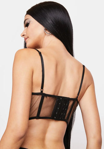 Rich Taste Rhinestone Corset Top