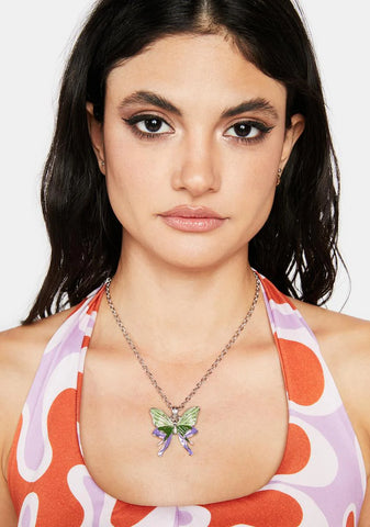 Amazed Today Butterfly Necklace