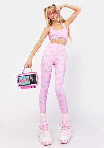 Watch Us Win Logo Leggings