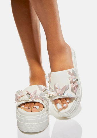 Paired SLD Butterfly Platform Sandals