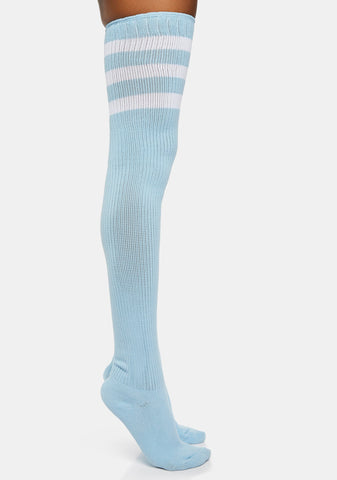 Sky Rack 'Em Up Athletic Thigh Highs