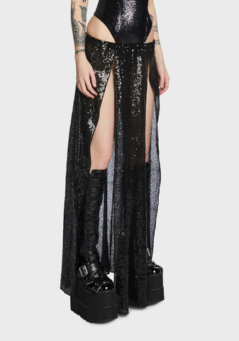 Alien Encounter Sequin Skirt