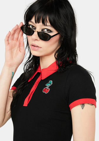 Cherry Pickin' Polo Dress