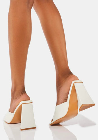 Miss You Already Block Heels