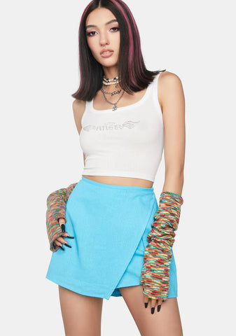 Royally Miss Me Proper Mini Skort