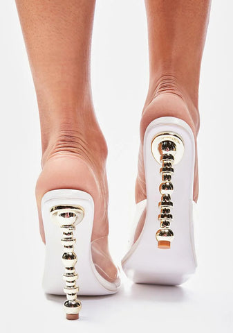 Bliss Hottest Spot Clear Heels