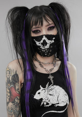 Living Dead Skeleton Face Mask