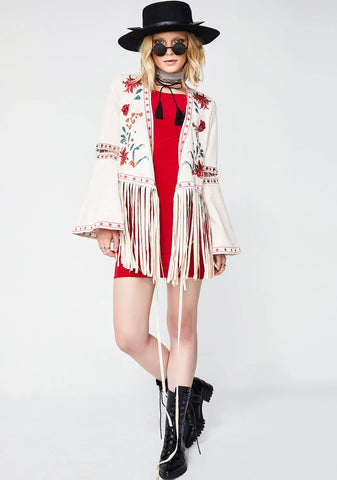 Desert Bloom Embroidered Jacket