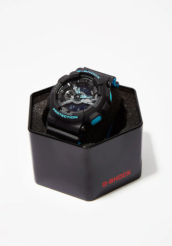 Black With Blue Watch