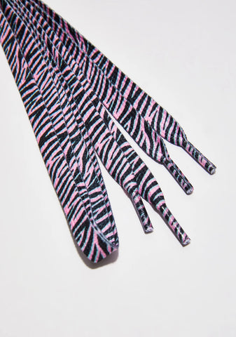 Wild Child Zebra Shoelaces