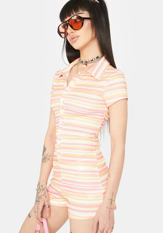 Hyped For Stripes Romper