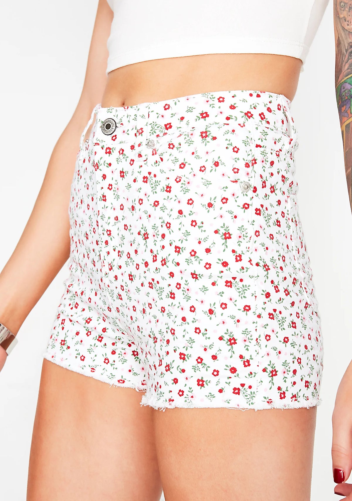 Rosy Cheeks Denim Shorts