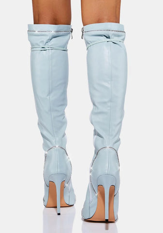 Stop The Drama Stiletto Boots