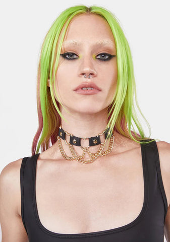 Onto You Heart Choker