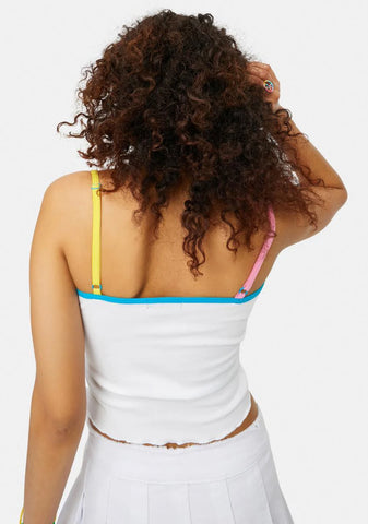 Tied Together Daisy Chain Crop Tank