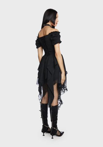 Off The Shoulder Mini Dress