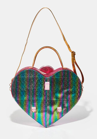 Locket Heart Crossbody Bag