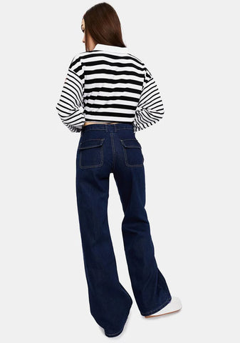 Rockin' Around Wide Leg Jeans