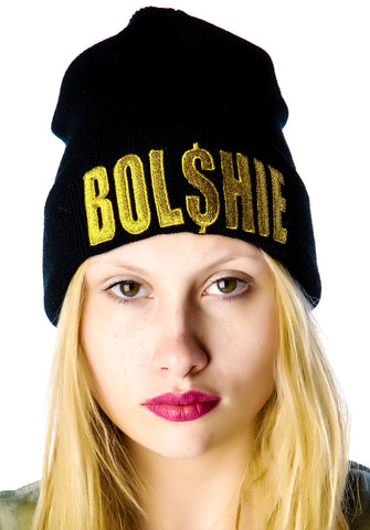 Bol$hie Logo Beanie - Black