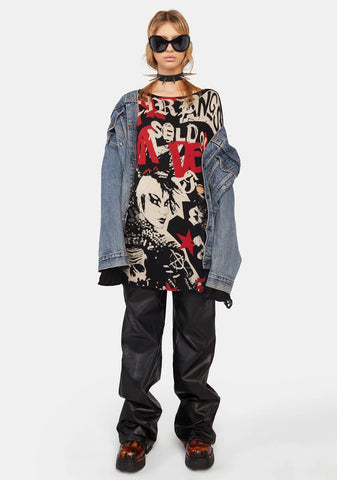 Own The Resistance Oversized Sweater