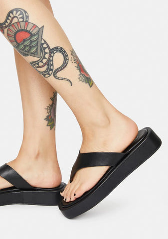 Voyage Platform Thong Sandals