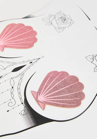 Baby Pink Seashell Pasties