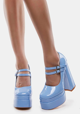 Baby Your Touch Platform Mary Janes