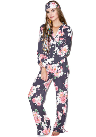 Austen Rose Classic PJ Set